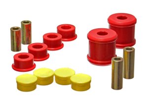 Subaru Impreza Trailing Arm Bushing Set - Rear - Energy Suspension - Performance Polyurethane - Red - `02-`06